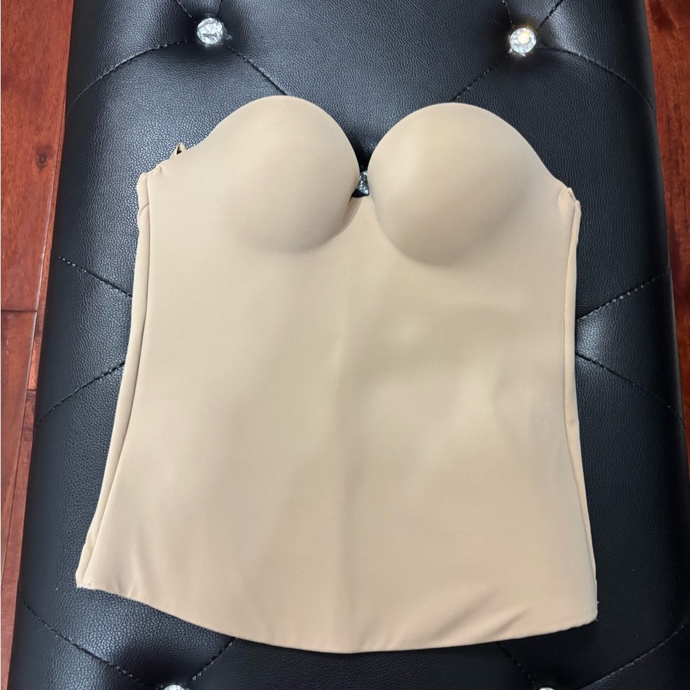Source Unknown Beige Strapless Shapewear
